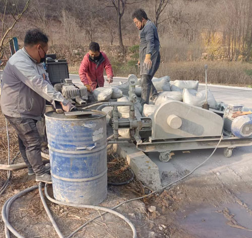 振兴路面下沉注浆